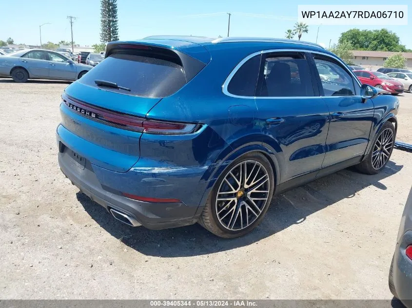 WP1AA2AY7RDA06710 2024 Porsche Cayenne