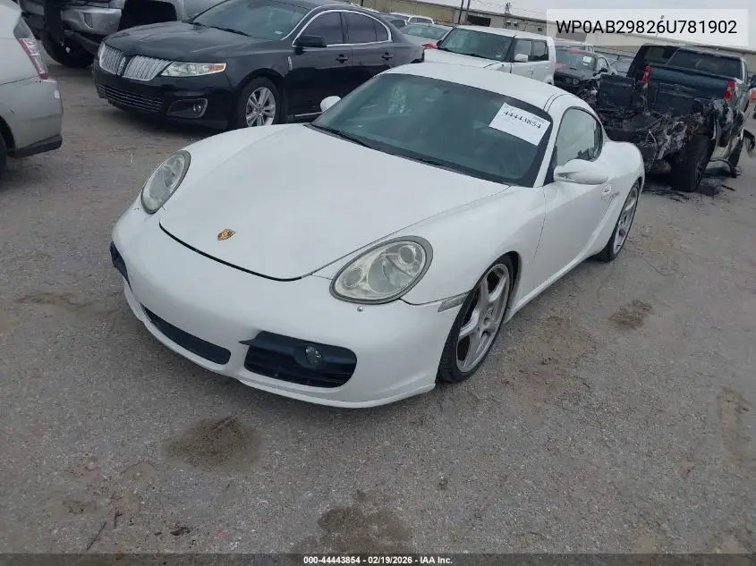 WP0AB29826U781902 2006 Porsche Cayman S