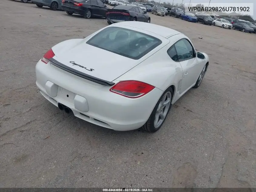 WP0AB29826U781902 2006 Porsche Cayman S