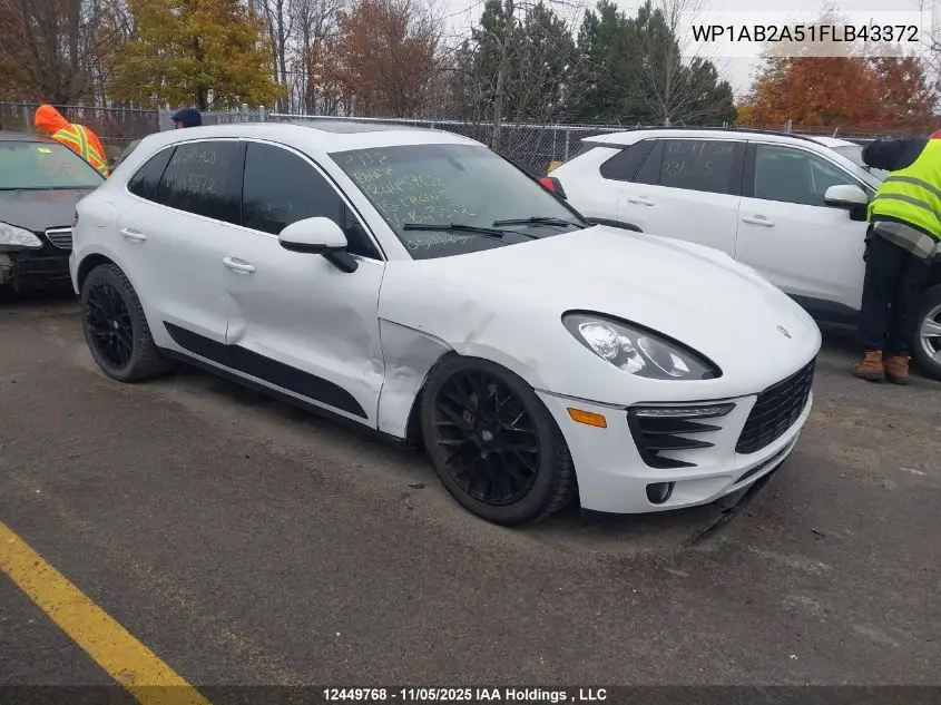 WP1AB2A51FLB43372 2015 Porsche Macan S