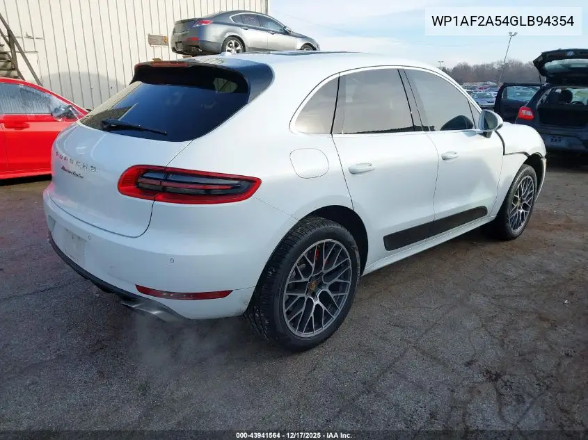 WP1AF2A54GLB94354 2016 Porsche Macan Turbo
