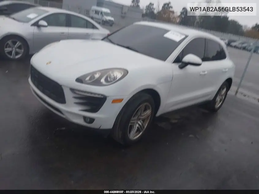 WP1AB2A56GLB53543 2016 Porsche Macan S