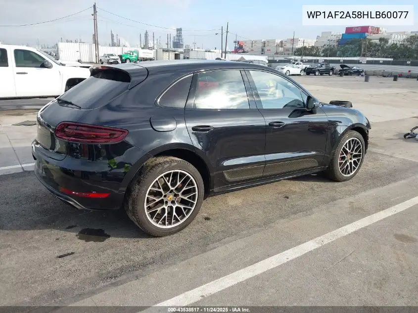 WP1AF2A58HLB60077 2017 Porsche Macan Turbo
