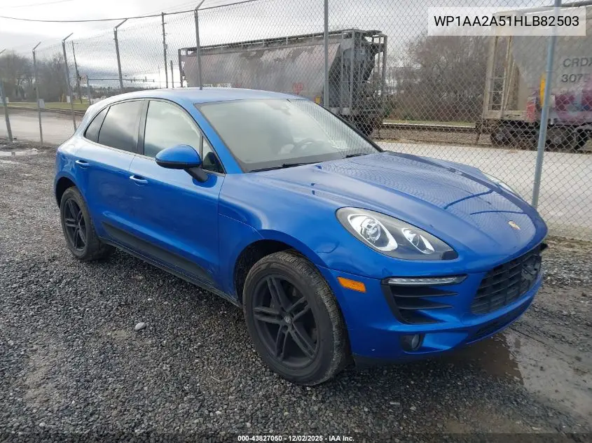 WP1AA2A51HLB82503 2017 Porsche Macan