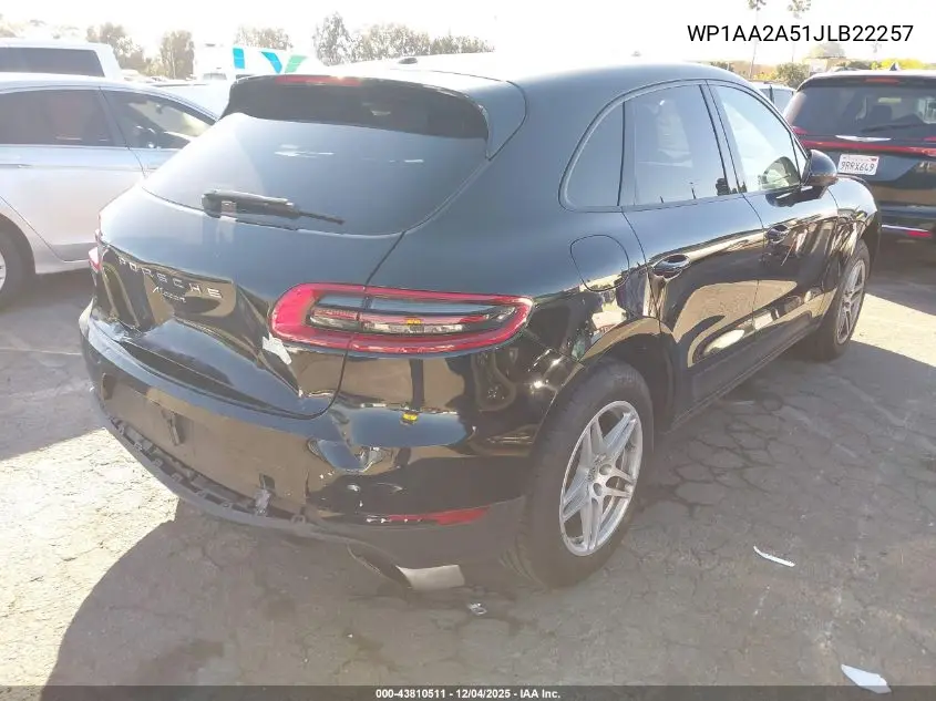 WP1AA2A51JLB22257 2018 Porsche Macan