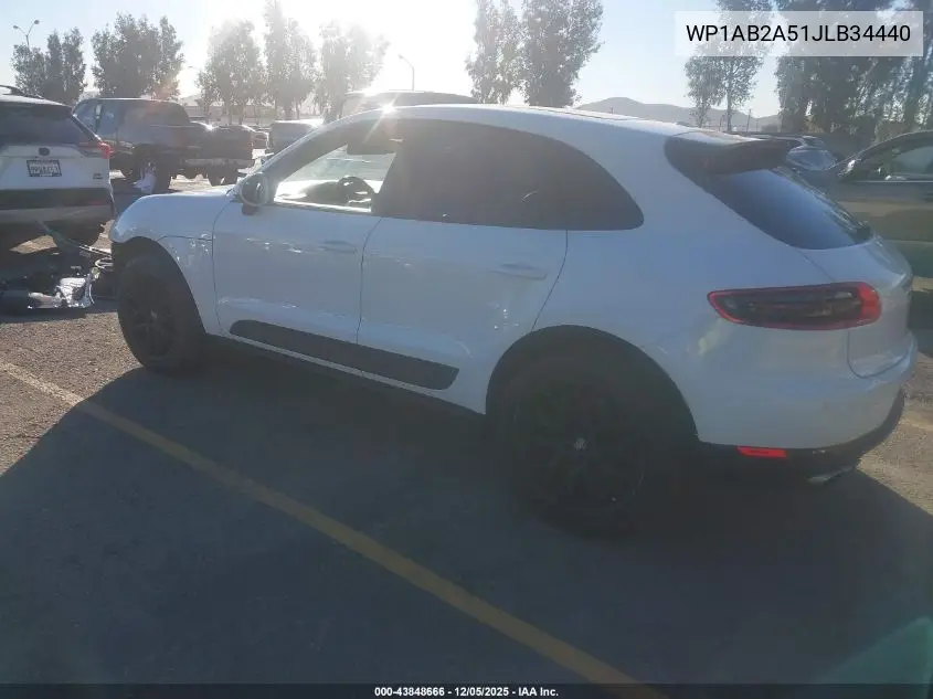 WP1AB2A51JLB34440 2018 Porsche Macan S