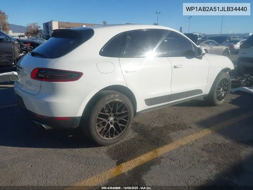 WP1AB2A51JLB34440 2018 Porsche Macan S