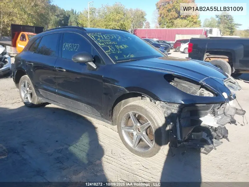 WP1AB2A55LLB31009 2020 Porsche Macan S