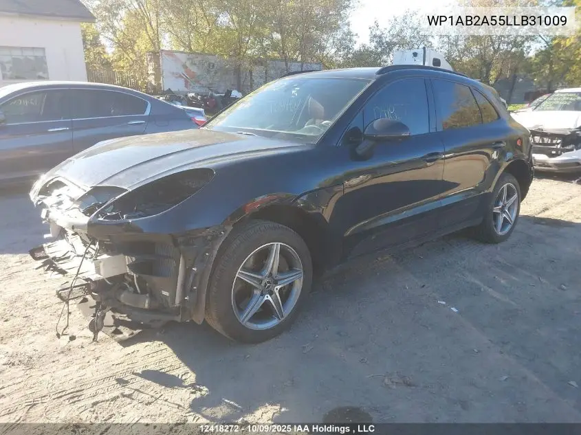 WP1AB2A55LLB31009 2020 Porsche Macan S