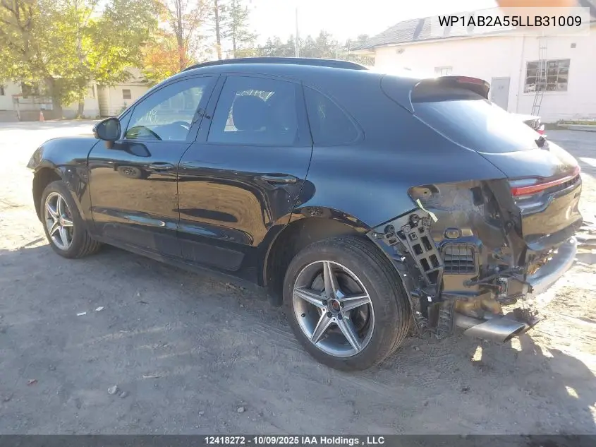 WP1AB2A55LLB31009 2020 Porsche Macan S