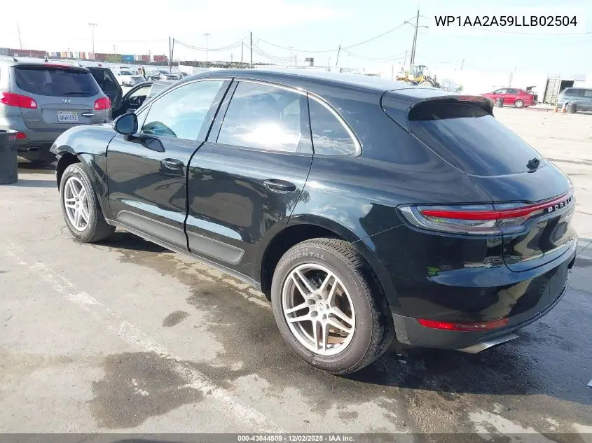 WP1AA2A59LLB02504 2020 Porsche Macan