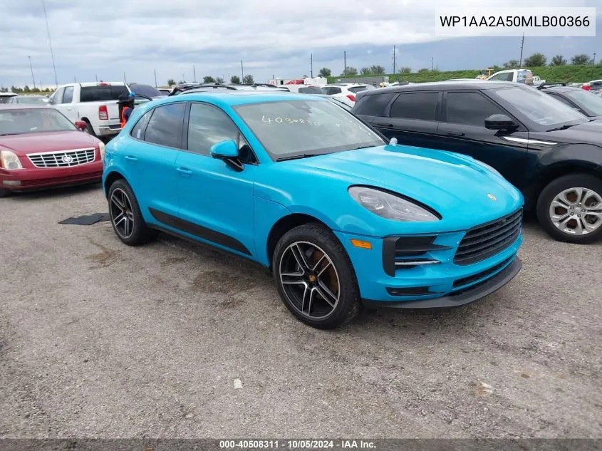 WP1AA2A50MLB00366 2021 Porsche Macan