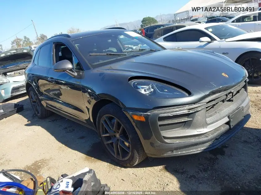 WP1AA2A58RLB03491 2024 Porsche Macan T