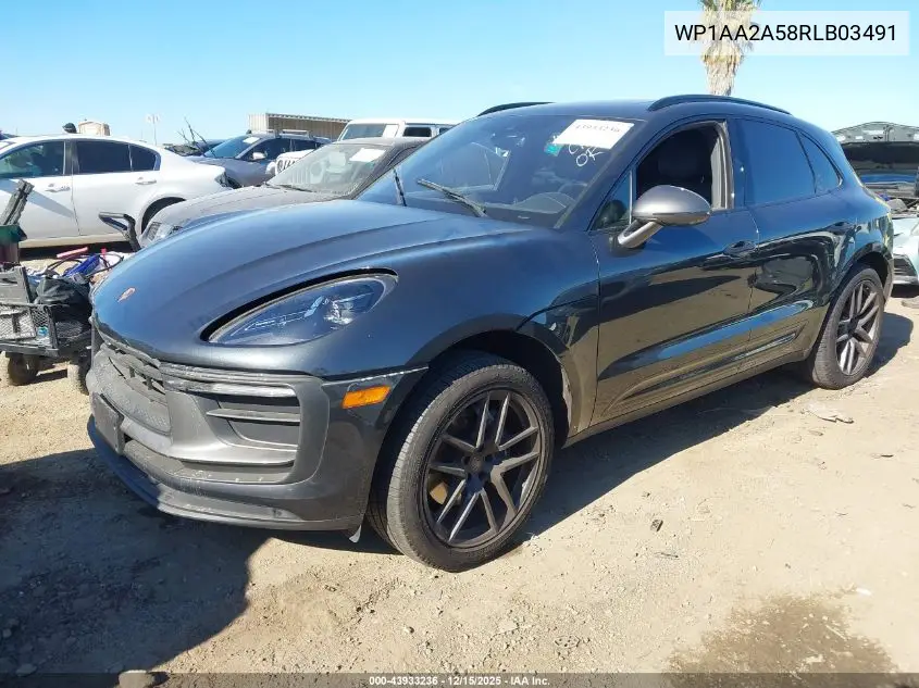 WP1AA2A58RLB03491 2024 Porsche Macan T