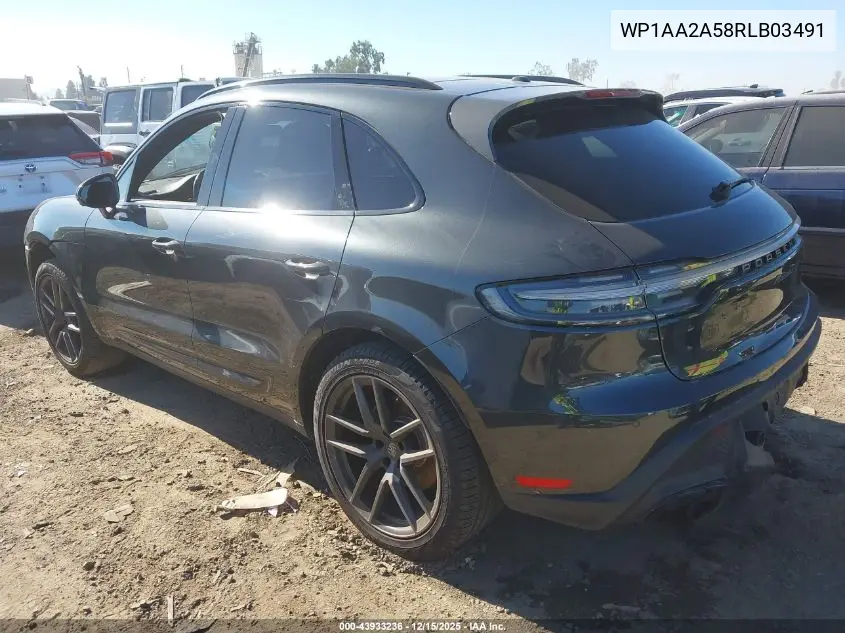 WP1AA2A58RLB03491 2024 Porsche Macan T
