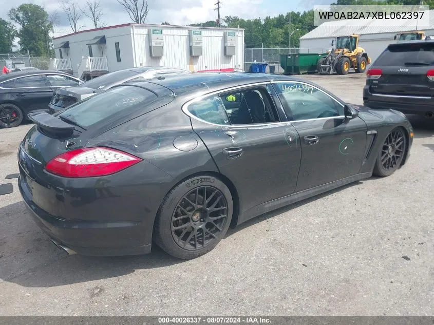 WP0AB2A7XBL062397 2011 Porsche Panamera 4S