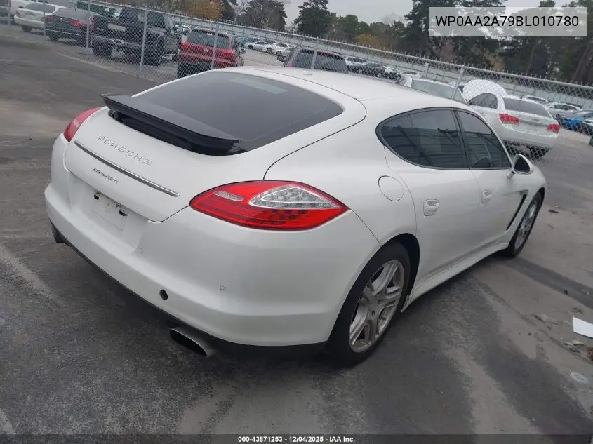 WP0AA2A79BL010780 2011 Porsche Panamera 4