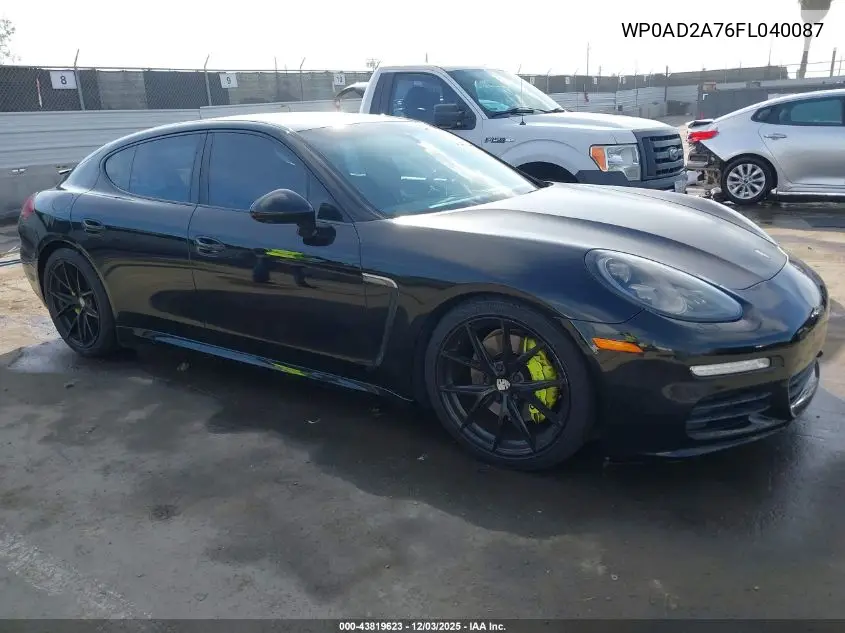WP0AD2A76FL040087 2015 Porsche Panamera E-Hybrid S