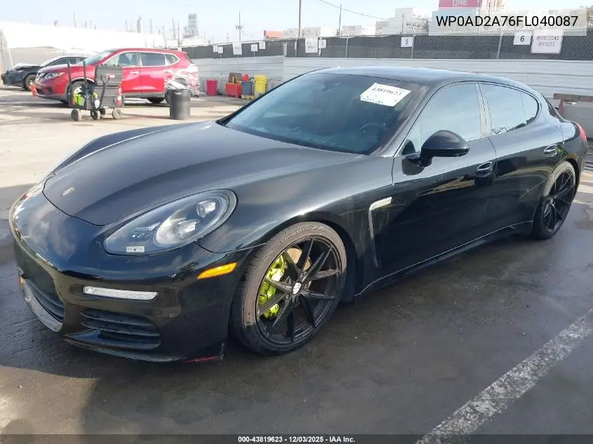 WP0AD2A76FL040087 2015 Porsche Panamera E-Hybrid S