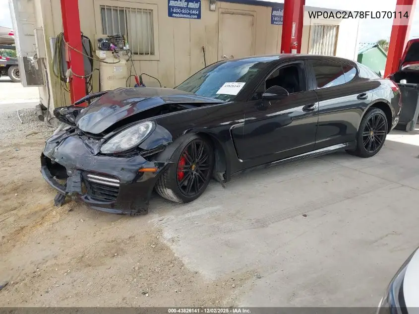WP0AC2A78FL070114 2015 Porsche Panamera Turbo