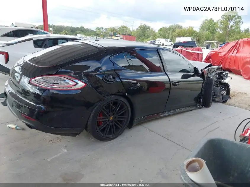 WP0AC2A78FL070114 2015 Porsche Panamera Turbo