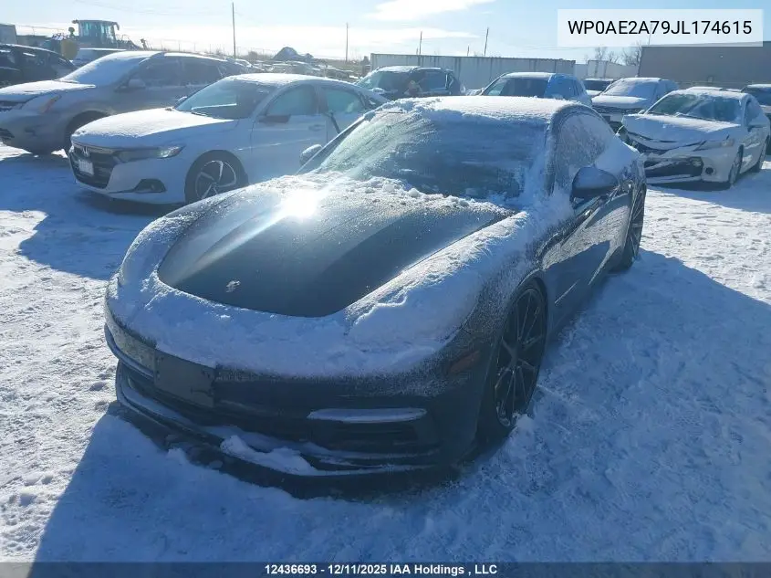 WP0AE2A79JL174615 2018 Porsche Panamera 4 E-Hybrid
