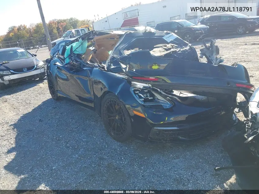 WP0AA2A78JL118791 2018 Porsche Panamera 4