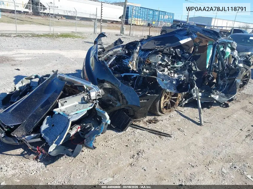 WP0AA2A78JL118791 2018 Porsche Panamera 4