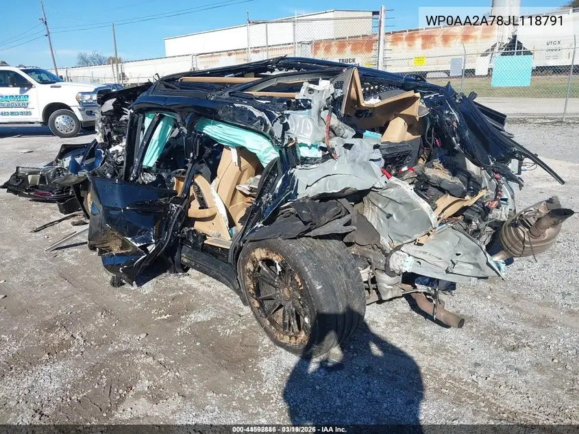 WP0AA2A78JL118791 2018 Porsche Panamera 4