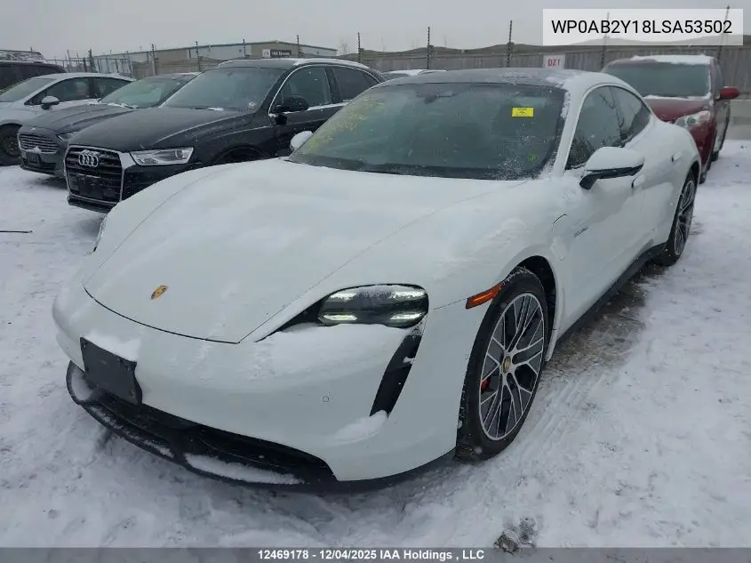 WP0AB2Y18LSA53502 2020 Porsche Taycan 4S