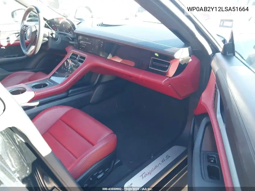 WP0AB2Y12LSA51664 2020 Porsche Taycan 4S