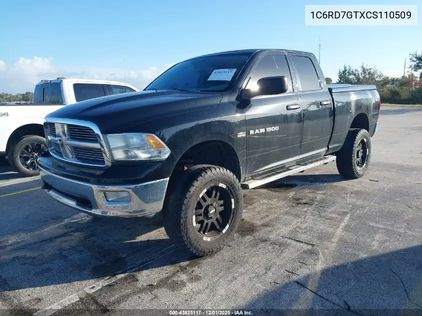 1C6RD7GTXCS110509 2012 Ram 1500 Slt