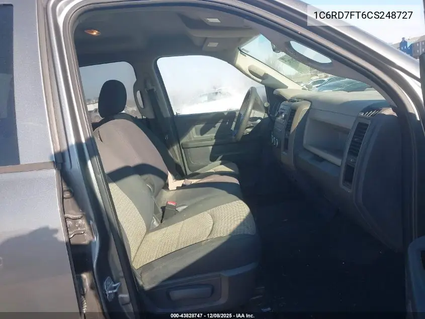 1C6RD7FT6CS248727 2012 Ram 1500 St