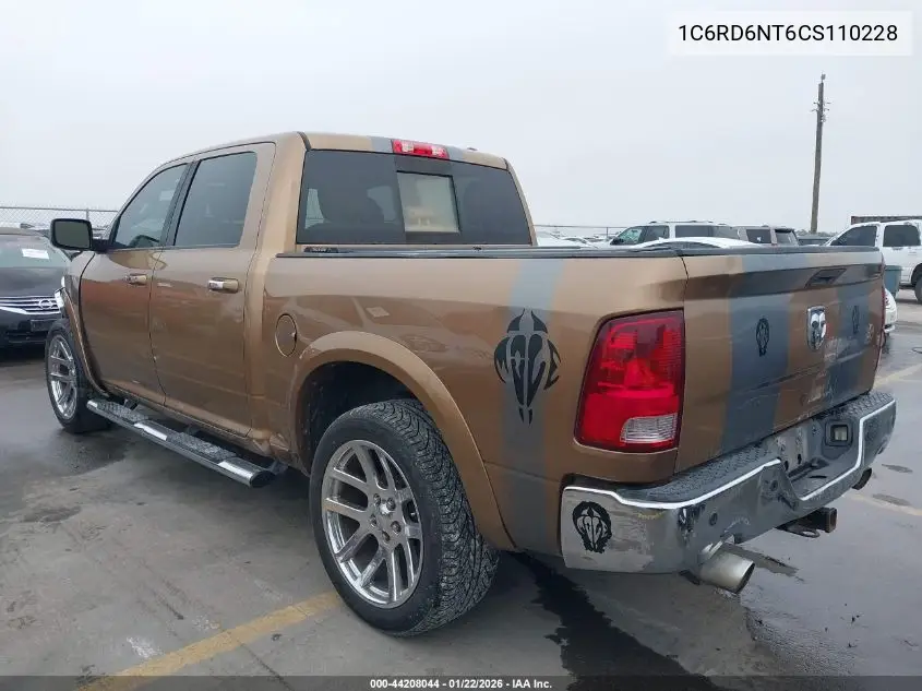 1C6RD6NT6CS110228 2012 Ram 1500 Laramie