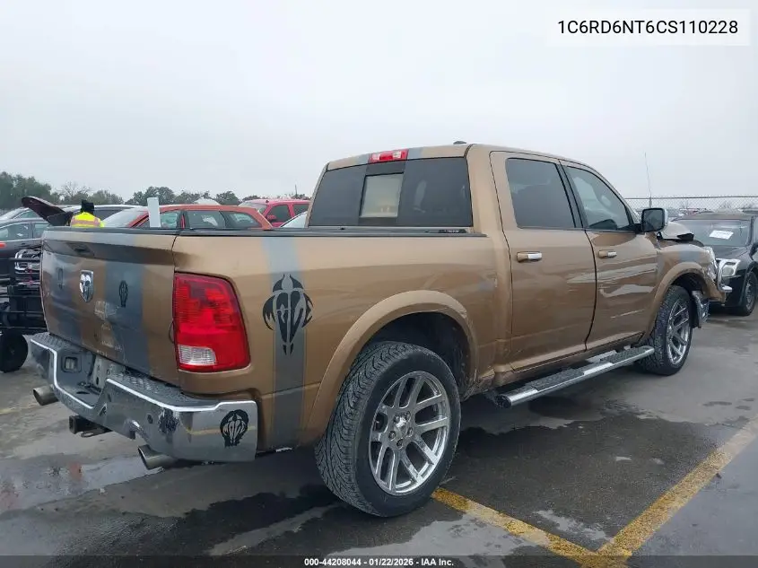 1C6RD6NT6CS110228 2012 Ram 1500 Laramie