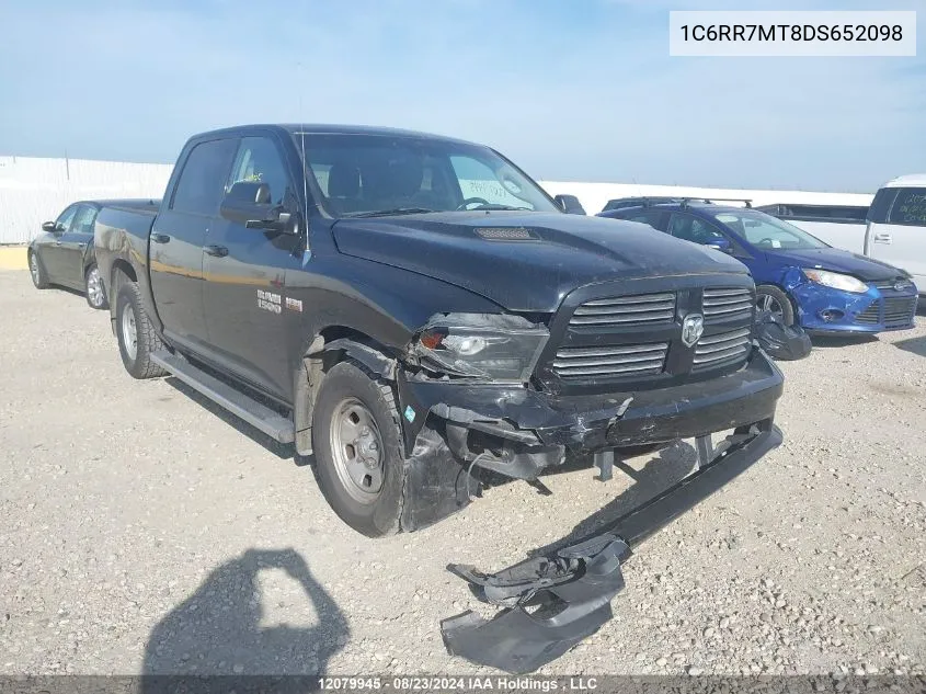 2013 Ram 1500 Sport VIN: 1C6RR7MT8DS652098 Lot: 12079945