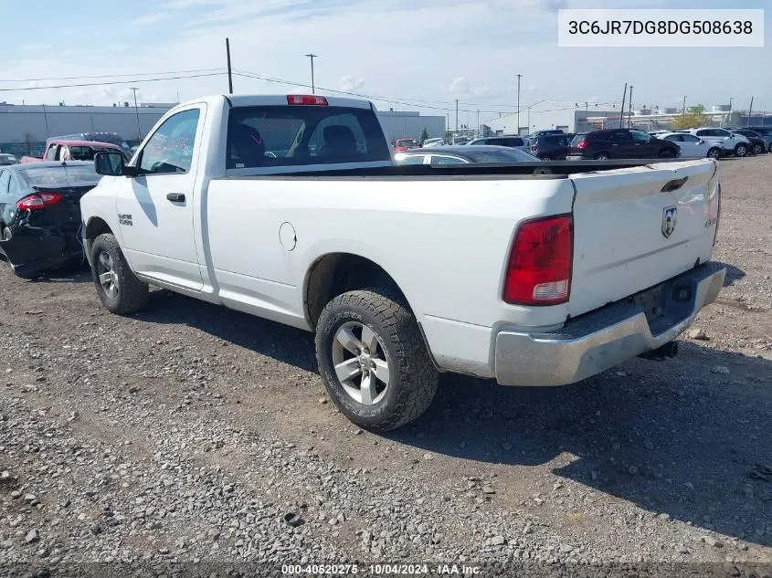 3C6JR7DG8DG508638 2013 Ram 1500 Tradesman