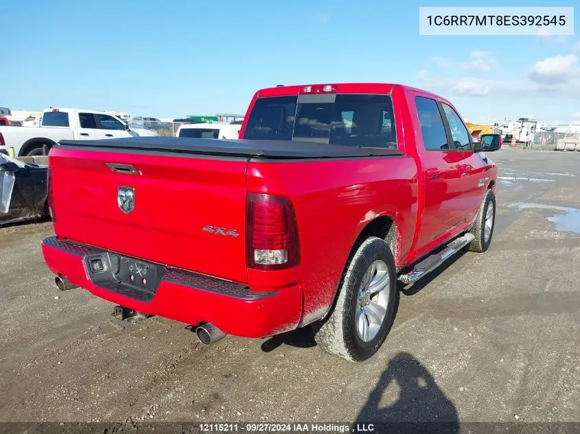 2014 Ram 1500 Sport VIN: 1C6RR7MT8ES392545 Lot: 12115211