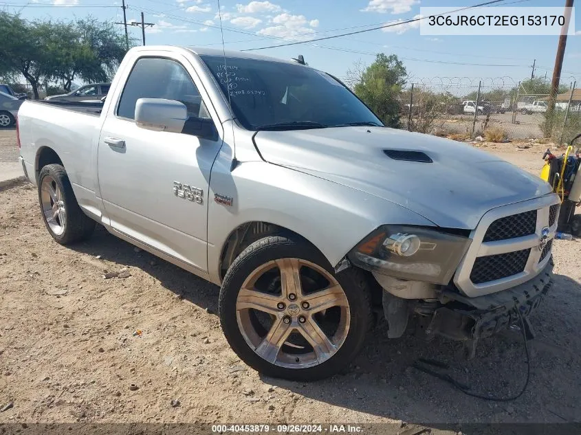 2014 Ram 1500 R/T VIN: 3C6JR6CT2EG153170 Lot: 40453879