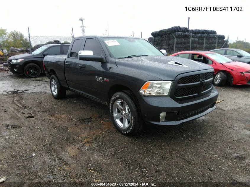 2014 Ram 1500 Express VIN: 1C6RR7FT0ES411702 Lot: 40454629