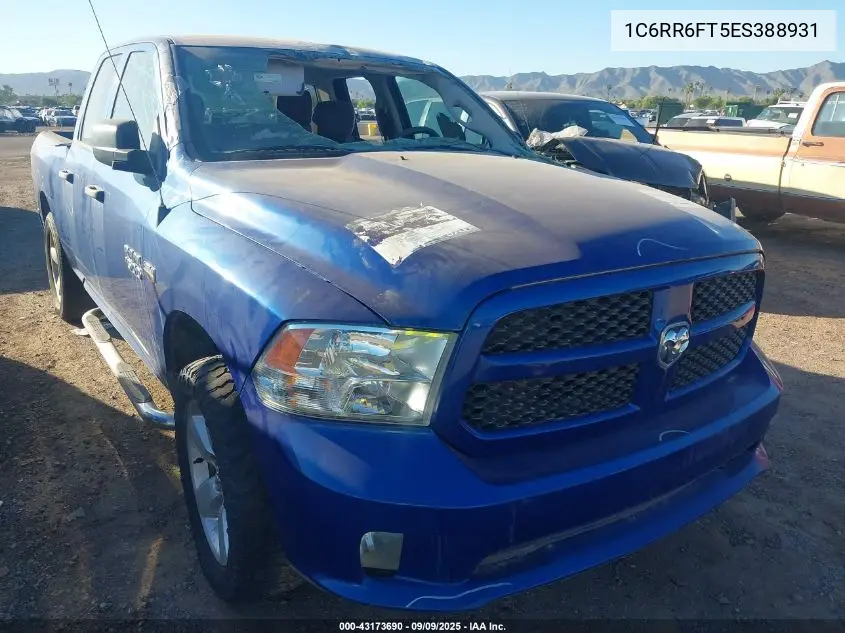 2014 Ram 1500 Express VIN: 1C6RR6FT5ES388931 Lot: 43173690