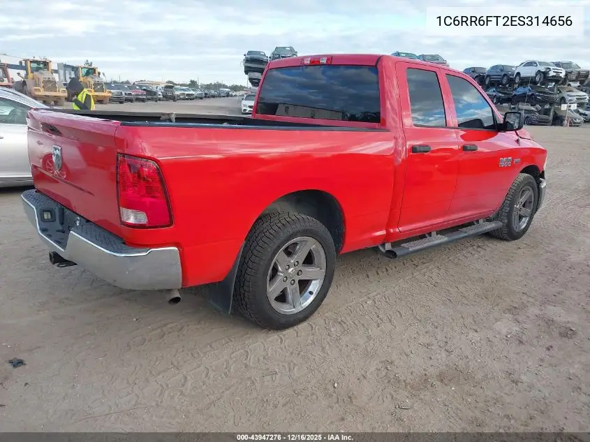 1C6RR6FT2ES314656 2014 Ram 1500 Tradesman