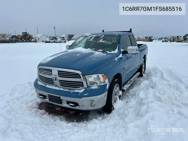 1C6RR7GM1FS685516 2015 Ram 1500 2015 Ram 1500 Big Horn 4X4 Extended Cab Pickup