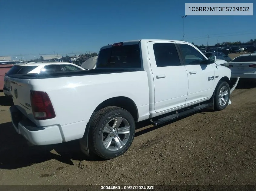 2015 Ram 1500 Sport VIN: 1C6RR7MT3FS739832 Lot: 30044660