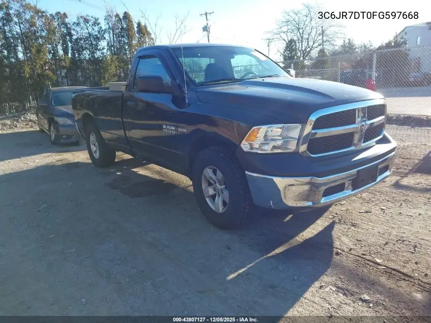 3C6JR7DT0FG597668 2015 Ram 1500 Tradesman
