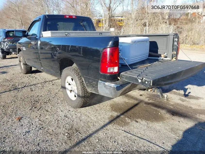 3C6JR7DT0FG597668 2015 Ram 1500 Tradesman