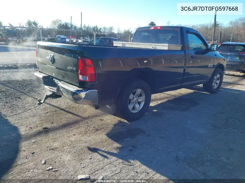 3C6JR7DT0FG597668 2015 Ram 1500 Tradesman