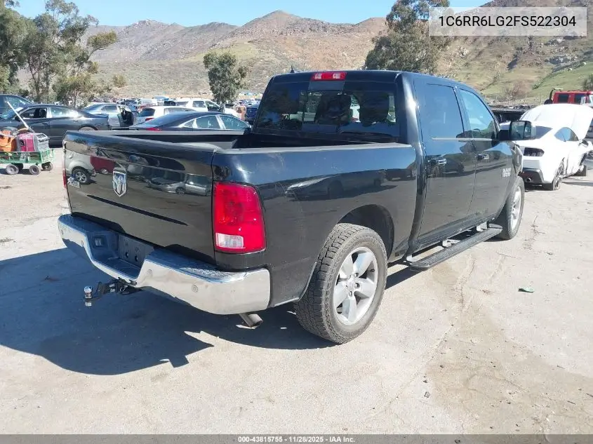 1C6RR6LG2FS522304 2015 Ram 1500 Big Horn
