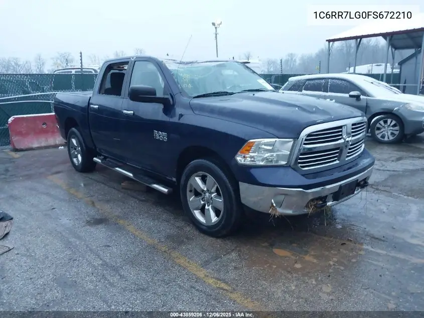 1C6RR7LG0FS672210 2015 Ram 1500 Big Horn