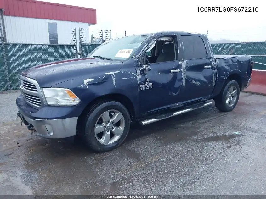 1C6RR7LG0FS672210 2015 Ram 1500 Big Horn
